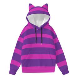 Cheshire Cat Kids Hoodie Ears Harajuku