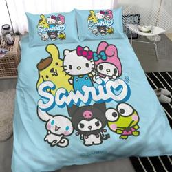 SANRIO Hello kitty Bedding Set Gift For Your Girlfriend Boyfriend Gift For Love Gift For Friend Best Valentine Present Holiday Gift