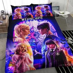 Wednesday Addams Duvet, Wednesday Bedding Set Gift For Your Girlfriend Boyfriend Gift For Love Gift For Friend Best Valentine Present Holiday Gift