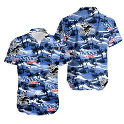 Natural Light Hawaiian Sea Island Pattern hawaiian shirt, hawaii beer Loves Shirt Gift For Your Girlfriend Boyfriend Gift For Love Gift For Friend Best Valentine Present Holiday Gift
