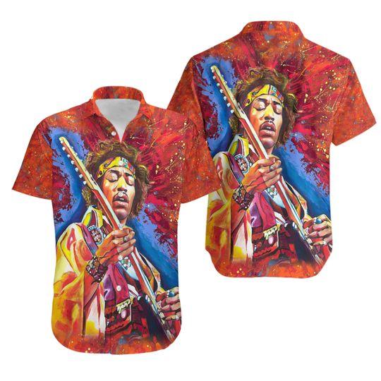 Jimi Hendrix Hawaiian Shirt Gift For Your Girlfriend Boyfriend Gift For Love Gift For Friend Best Valentine Present Holiday Gift