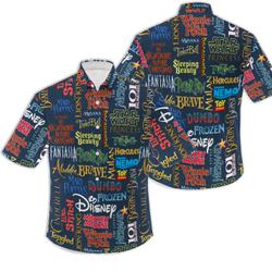 Disney film hawaiian shirt women's mickey mouse hawaiian shirt Gift For Your Girlfriend Boyfriend Gift For Love Gift For Friend Best Valentine Present Holiday Gift