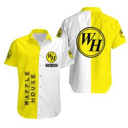 Waffle House Button Shirt, Custom Waffle House Shirt, Waffle House Gift For Your Girlfriend Boyfriend Gift For Love Gift For Friend Best Valentine Present Holiday Gift