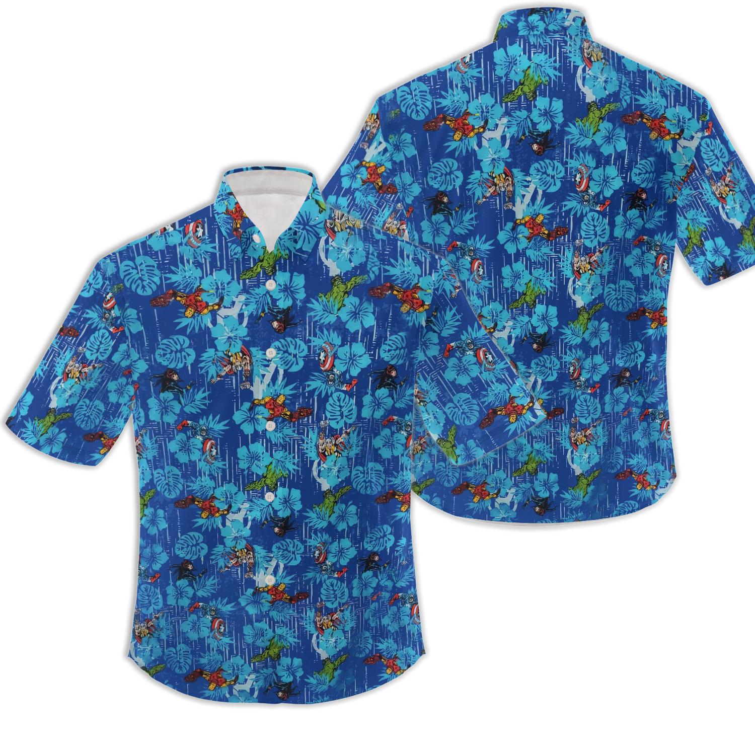 Disney Avengers Hawaiian Shirt Gift For Your Girlfriend Boyfriend Gift For Love Gift For Friend Best Valentine Present Holiday Gift
