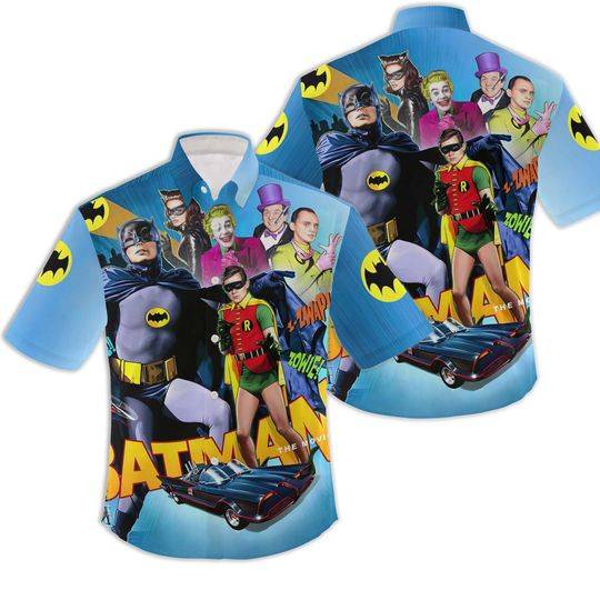 Batman Hawaii Shirt, Batman Characters Shirt Gift For Your Girlfriend Boyfriend Gift For Love Gift For Friend Best Valentine Present Holiday Gift