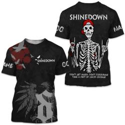 Custom shine down Shirt Meaningful Gift For Family Gift For Boyfriend Valentine Gift