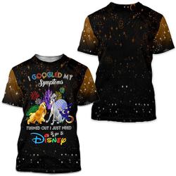 Lady & The Tramp Dogs Orange Black Pattern Disney Cartoon 3D T-shirt Meaningful Gift For Family Gift For Boyfriend Valentine Gift