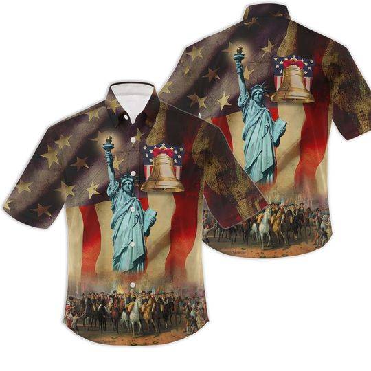 4th Of July Hawaiian Shirt Gift For Your Girlfriend Boyfriend Gift For Love Gift For Friend Best Valentine Present Holiday Gift