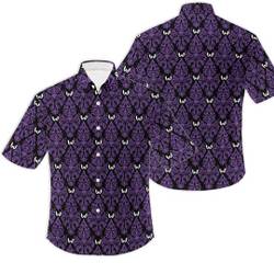 Haunted Mansion Purple Hawaiian Shirt Gift For Your Girlfriend Boyfriend Gift For Love Gift For Friend Best Valentine Present Holiday Gift