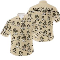 New Orleans Hawaiian Shirt, New Orleans Football Team Gift For Your Girlfriend Boyfriend Gift For Love Gift For Friend Best Valentine Present Holiday Gift