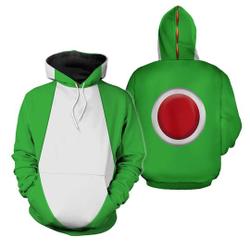Super Mario Yoshi Halloween Costumes 3D Hoodie