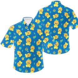 Orange Bird Disney Parks Inspired Hawaiin Shirt Gift For Your Girlfriend Boyfriend Gift For Love Gift For Friend Best Valentine Present Holiday Gift