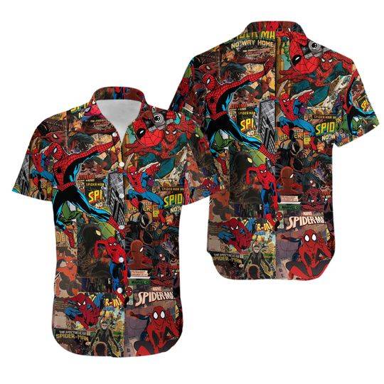 Spider Man Hawaiian Shirt Gift For Your Girlfriend Boyfriend Gift For Love Gift For Friend Best Valentine Present Holiday Gift
