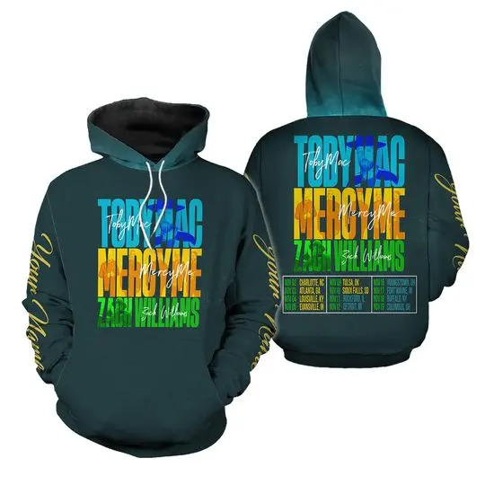 TobyMac MercyMe and Zach Williams 2023 Tour Hoodie