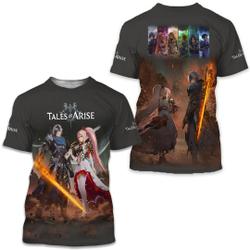 Tales of Arise Video Game 3D T-shirt Meaningful Gift For Family Gift For Boyfriend Valentine Gift