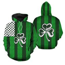 Irish Full Hoodie Flag St.Patrick's Day
