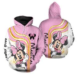 Disney Minnie Mouse pink magic 3D Hoodie