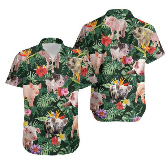 Pig Aloha Hawaiian Shirt Gift For Your Girlfriend Boyfriend Gift For Love Gift For Friend Best Valentine Present Holiday Gift