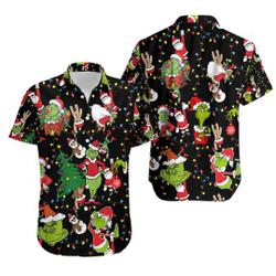 Christmas Grin.ch Hawaiian Shirt Gift For Your Girlfriend Boyfriend Gift For Love Gift For Friend Best Valentine Present Holiday Gift