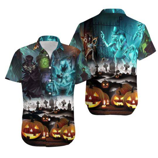 Haunted Mansion Hawaiian Shirt Gift For Your Girlfriend Boyfriend Gift For Love Gift For Friend Best Valentine Present Holiday Gift