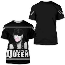 Madonna "Long Live the Queen" T-Shirt for Men/Women/ Madonna 3DT-Shirts Meaningful Gift For Family Gift For Boyfriend Valentine Gift