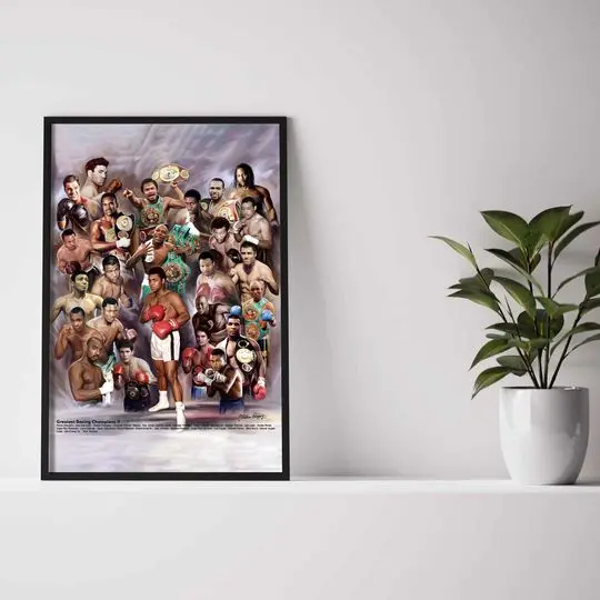 Boxing Greats Premium Matte Vertical Poster Meaningful Gift For Family Gift For Boyfriend Valentine Gift Birthday Gift Holiday Gift