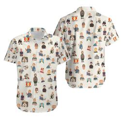 Bobby Hill King Of The Hill Pattern Hawaiian Shirt Gift For Your Girlfriend Boyfriend Gift For Love Gift For Friend Best Valentine Present Holiday Gift