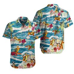Tigger Hawaiian Shirt, Summer Hawaiian Shirt Gift For Your Girlfriend Boyfriend Gift For Love Gift For Friend Best Valentine Present Holiday Gift