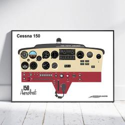 Cessna C150 Aerobat Premium Matte Poster Meaningful Gift For Family Gift For Boyfriend Valentine Gift Birthday Gift Holiday Gift