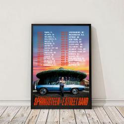 Bruce Springsteen and The E Street Band World Tour 2023 Poster Meaningful Gift For Family Gift For Boyfriend Valentine Gift Birthday Gift Holiday Gift