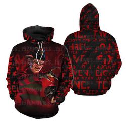 Freddy Krueger Horror Movie Hoodies