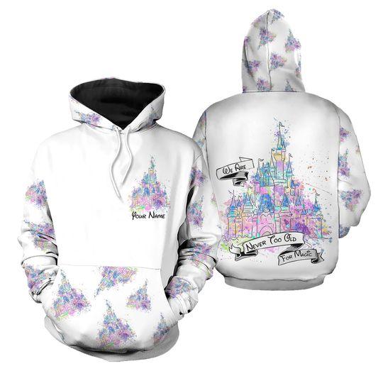 Personalized Disney Castle Disney Hoodie