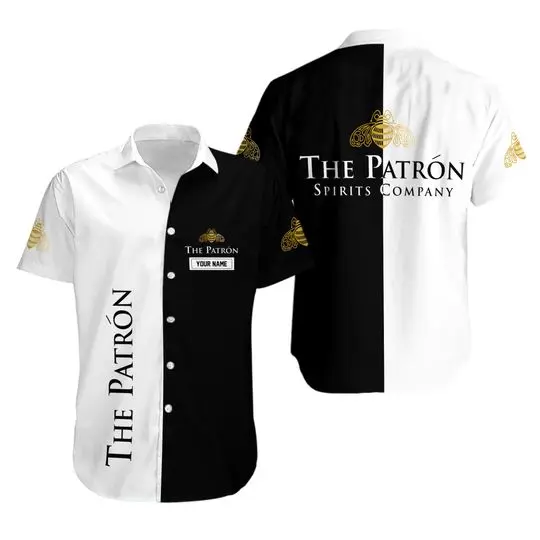 Patron Hawaiian Shirt, Patron Tequila Shirt Gift For Your Girlfriend Boyfriend Gift For Love Gift For Friend Best Valentine Present Holiday Gift