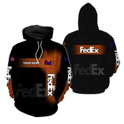 Fedex express Orange light Hoodie 3d