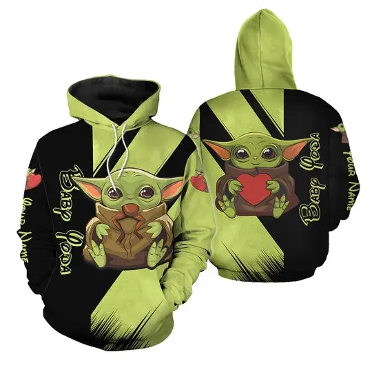 Baby Yoda Disney 3D Printed Hoodie