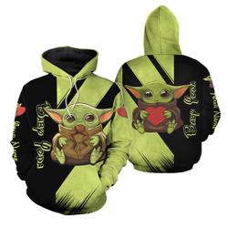 Baby Yoda Disney 3D Printed Hoodie