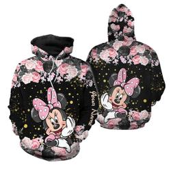 Personalized Minnie Mouse Pullover Hoodie