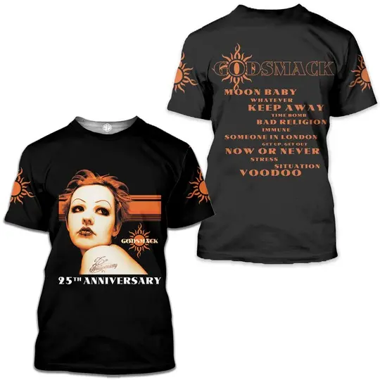 Godsmack 2023 Music Tour 3D T-shirt Meaningful Gift For Family Gift For Boyfriend Valentine Gift