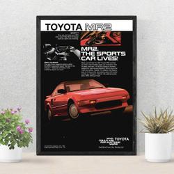 MR2 AW11 ADVERT Premium Matte Vertical Poster Meaningful Gift For Family Gift For Boyfriend Valentine Gift Birthday Gift Holiday Gift