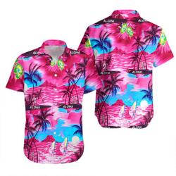 Casual Aloha Button Down Hawaiian Shirt Gift For Your Girlfriend Boyfriend Gift For Love Gift For Friend Best Valentine Present Holiday Gift