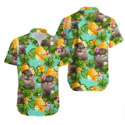 Otter Funny Tropical Pineapple Otter Hawaii Shirt Gift For Your Girlfriend Boyfriend Gift For Love Gift For Friend Best Valentine Present Holiday Gift