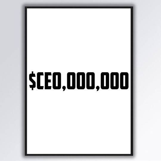 $CE0,000,000 Premium Matte Vertical Poster Meaningful Gift For Family Gift For Boyfriend Valentine Gift Birthday Gift Holiday Gift