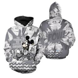 Mo Money Mickey 3D Jordan 12 Retro Stealth Hoodie