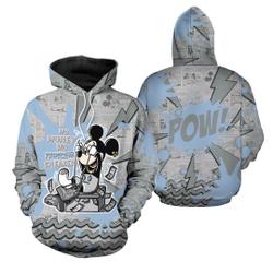 Mo Money Mickey 3D Comic, Jordan 6 Retro Georgetown Hoodie