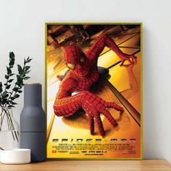 Spider-man Movie Poster, Wall Poster Version, Fans' Collection Posters Meaningful Gift For Family Gift For Boyfriend Valentine Gift Birthday Gift Holiday Gift