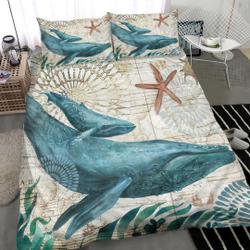 Whale Bedding Set Gift For Your Girlfriend Boyfriend Gift For Love Gift For Friend Best Valentine Present Holiday Gift