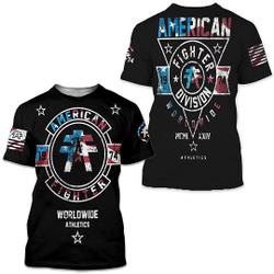 American Fighter Men's T-Shirt Meaningful Gift For Family Gift For Boyfriend Valentine Gift