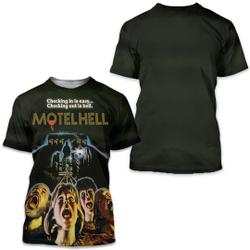 Motel Hell Short-Sleeve Unisex 3D T-Shirt Meaningful Gift For Family Gift For Boyfriend Valentine Gift