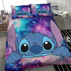 3D Printed Disney Lilo And Stitch Bedding Set Gift For Your Girlfriend Boyfriend Gift For Love Gift For Friend Best Valentine Present Holiday Gift