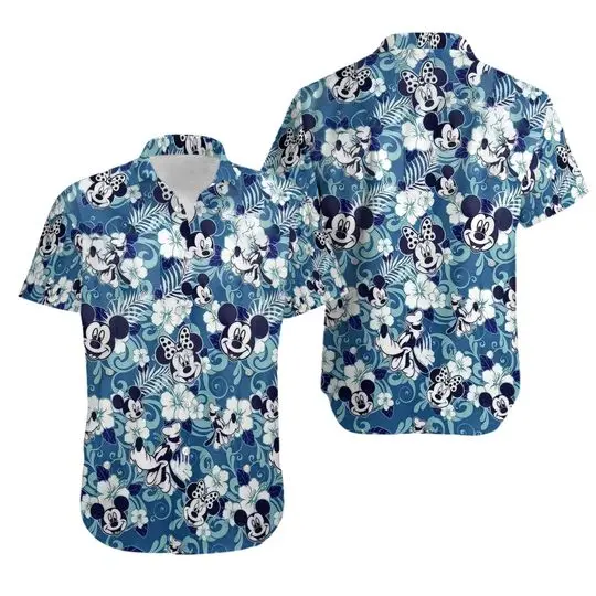 Disney Hawaiian Shirt, Disneyland Gift For Your Girlfriend Boyfriend Gift For Love Gift For Friend Best Valentine Present Holiday Gift